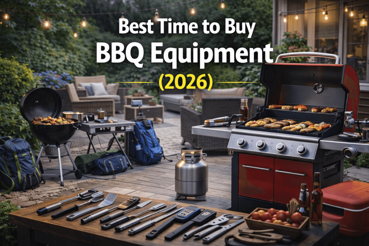 Best Time to Buy BBQ Equipment & Outdoor Gear (2026 Guide to Seasonal Deals) Best Time to Buy BBQ Equipment & Outdoor Gear (2026 Guide to Seasonal Deals)