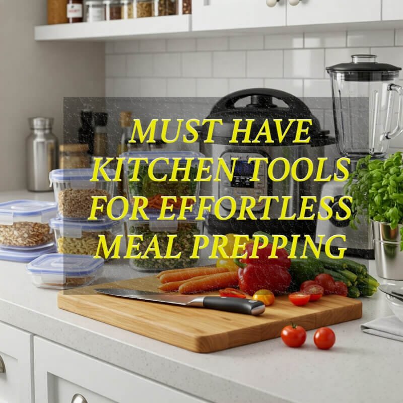 15 Must-Have Kitchen Tools for Effortless Meal Prepping (Save Time & Eat Healthier!) 15 Must-Have Kitchen Tools for Effortless Meal Prepping (Save Time & Eat Healthier!)