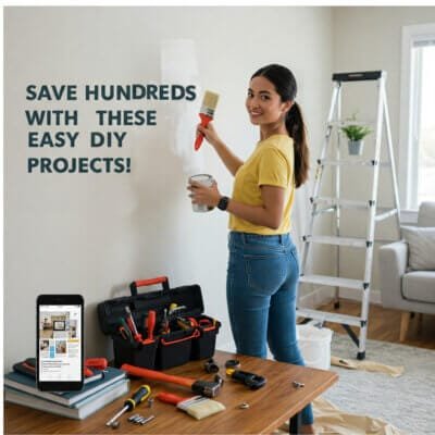 12 Easy DIY Projects to Save Money: Beginner-Friendly Home Repairs