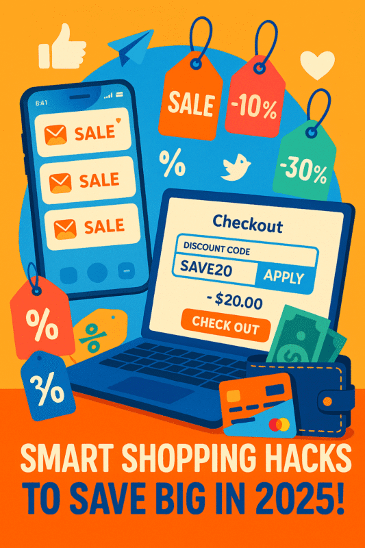 Smart Shopping Hacks to Save Money with Newsletters, Deal Alerts & Cashback