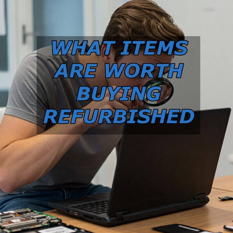 What Items Are Worth Buying Refurbished? A Smart Shopper’s Guide to Saving Money