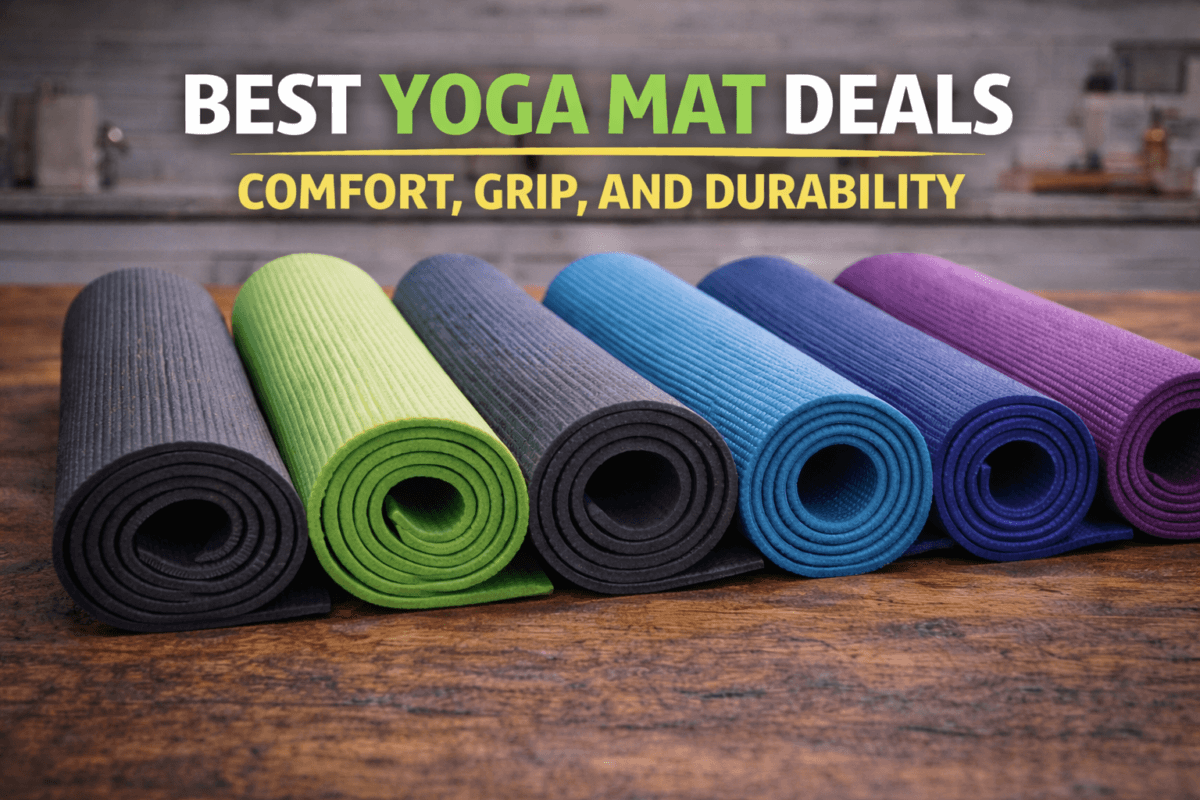 Best Yoga Mat Deals — Grip, Comfort & Durability Worth Buying