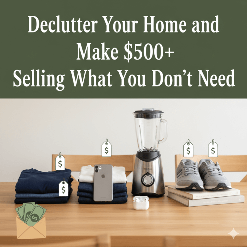 Declutter Your Home and Make 0+ Selling What You Don’t Need