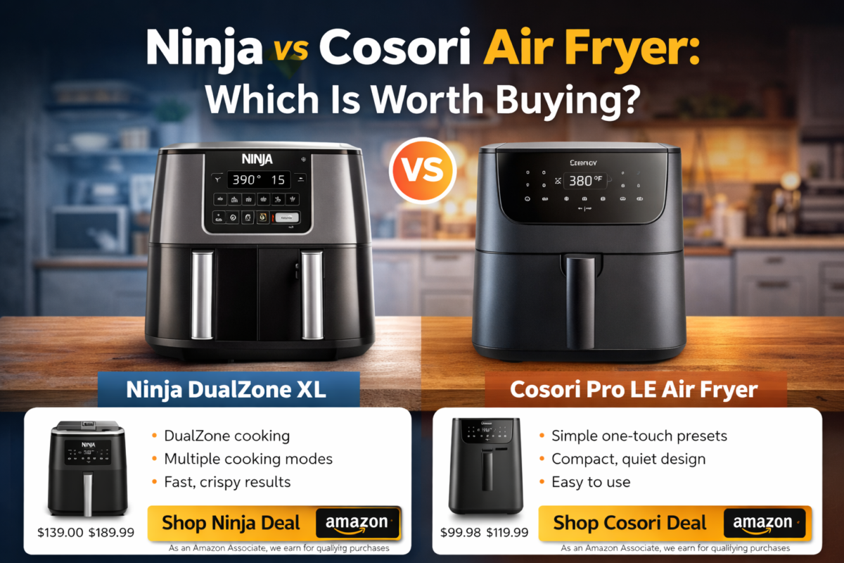 Ninja vs Cosori Air Fryer: Which Is Worth Buying? Ninja vs Cosori Air Fryer: Which Is Worth Buying?