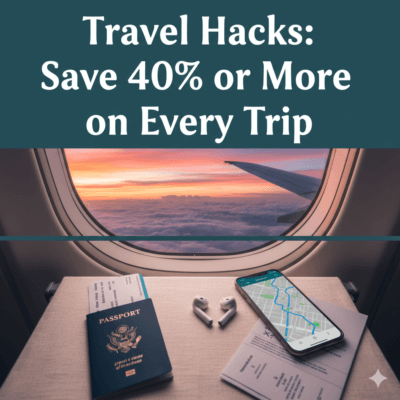 Travel Hacks: Save 40% or More on Every Trip