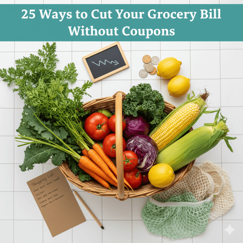 25 Ways to Cut Grocery Bill Without Coupons 25 Ways to Cut Grocery Bill Without Coupons