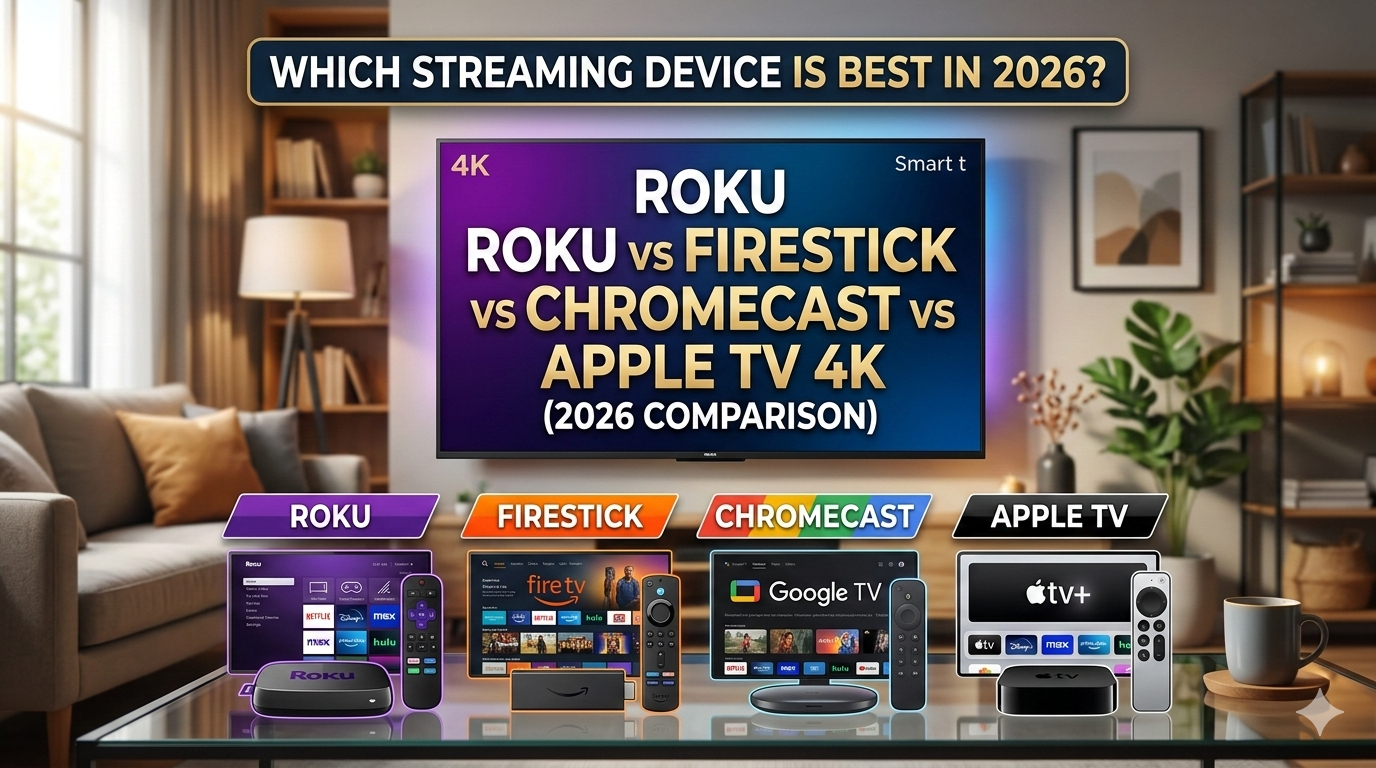 Roku vs Firestick vs Chromecast vs Apple TV